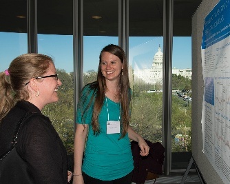 Fellows at a poster session